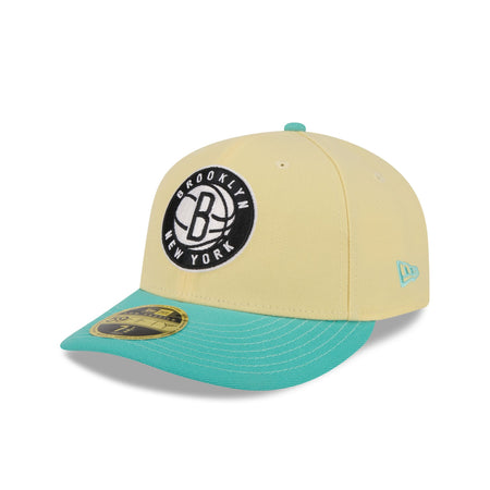 Brooklyn Nets Soft Yellow Low Profile 59FIFTY Fitted Hat
