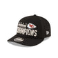Kansas City Chiefs 2023 Conference Champions Locker Room Low Profile 9FIFTY Snapback Hat