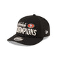 San Francisco 49ers 2023 Conference Champions Locker Room Low Profile 9FIFTY Snapback Hat