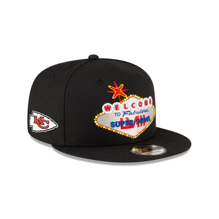 Kansas City Chiefs Super Bowl LVIII Tarmac 9FIFTY Snapback Hat