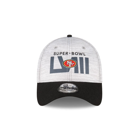 San Francisco 49ers Super Bowl LVIII Participation 39THIRTY Stretch Fit Hat