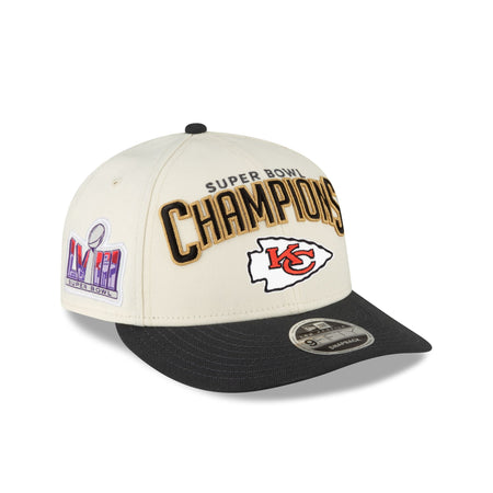 Kansas City Chiefs Super Bowl LVIII Champions Locker Room Low Profile 9FIFTY Snapback Hat