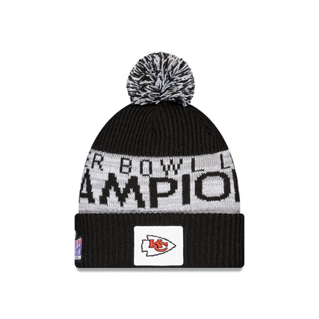 Kansas City Chiefs Super Bowl LVIII Parade Pom Knit Hat