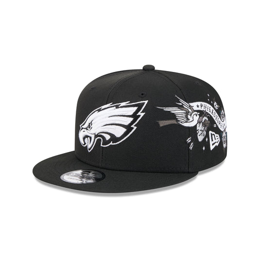 Philadelphia Eagles City Art 9FIFTY Snapback Hat - New Era Cap