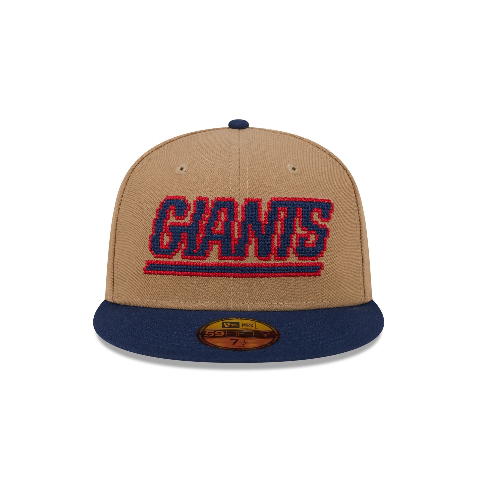 New York Giants Classic 8-Bit Wordmark 59FIFTY Fitted Hat – New