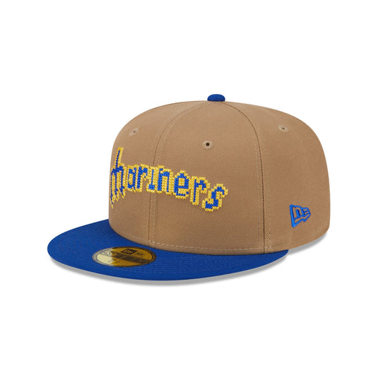 Seattle Mariners Classic 8-Bit Wordmark 59FIFTY Fitted Hat - New Era Cap