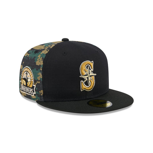 Seattle Mariners Digi Camo 59FIFTY Fitted Hat - New Era Cap