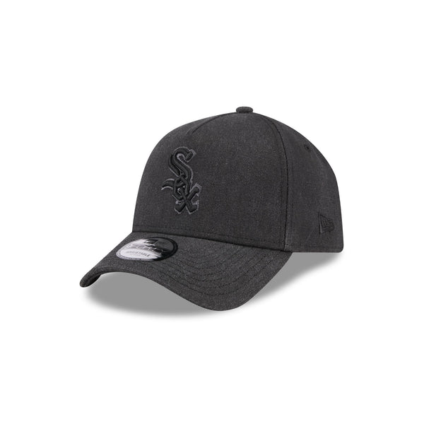 New Era 9Forty Chicago White Sox Adjustable Hat - Velcro Strap Back, Black, OSFM