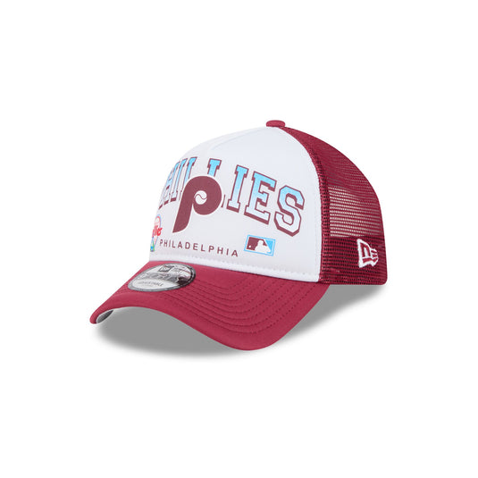 Philadelphia Phillies Sport Classics 9FORTY A-Frame Trucker Hat - New Era Cap