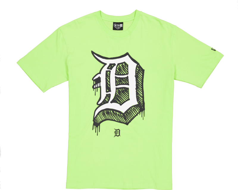 Detroit Tigers Hi Vis Doodle T-Shirt