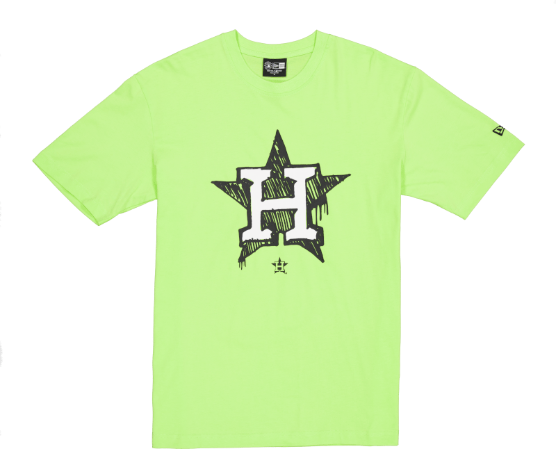 Houston Astros Hi Vis Doodle T-Shirt