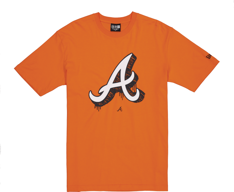 Atlanta Braves Hi Vis Doodle T-Shirt