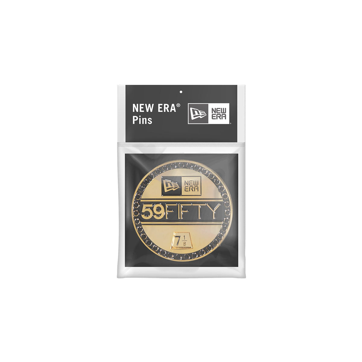 New Era Genuine Visor Sticker (Badge) Clip - 2023, Gold Metal, One Size - Brand New With Tags