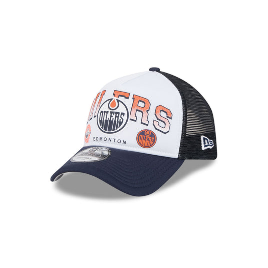 Edmonton Oilers Sport Classics 9FORTY A-Frame Trucker Hat - New Era Cap