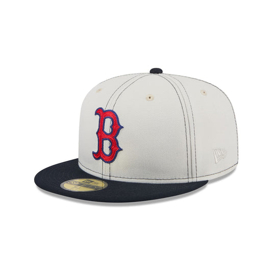 Boston Red Sox Sandy Linen 59FIFTY Fitted Hat - New Era Cap