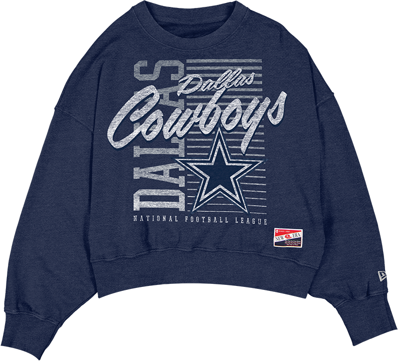 Dallas Cowboys Throwback Women's Washed Crewneck