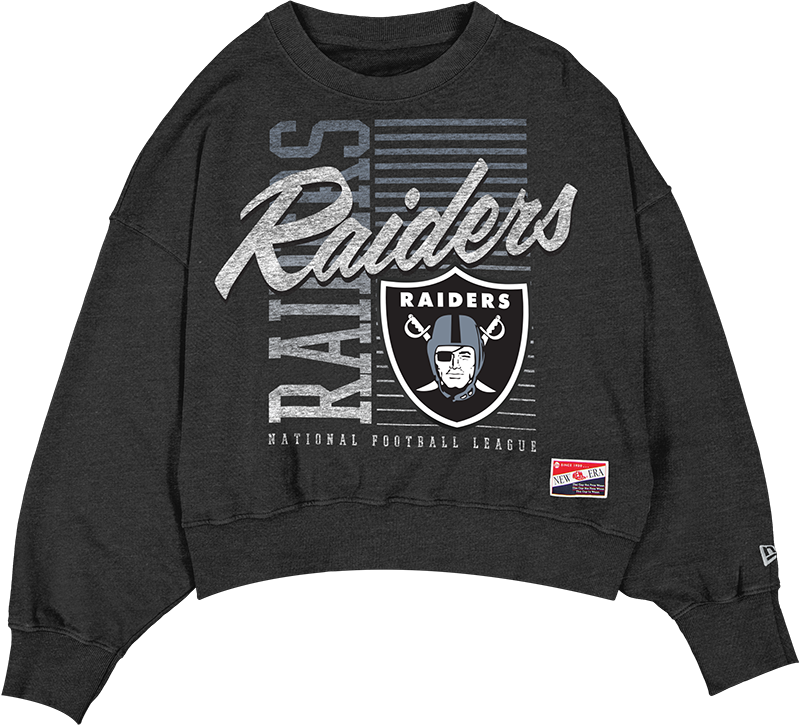 Las Vegas Raiders Throwback Women's Washed Crewneck