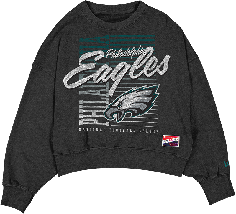 Philadelphia Eagles Throwback Women's Washed Crewneck