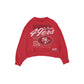 San Francisco 49ers Throwback Women's Washed Crewneck
