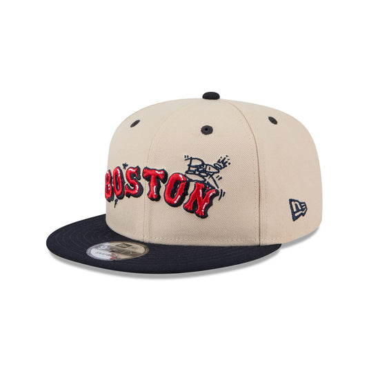 Boston Red Sox Team Art 9FIFTY Snapback Hat - New Era Cap