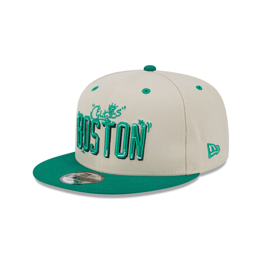 Boston Celtics Team Art 9FIFTY Snapback Hat - New Era Cap