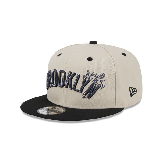 Brooklyn Nets Team Art 9FIFTY Snapback Hat - New Era Cap