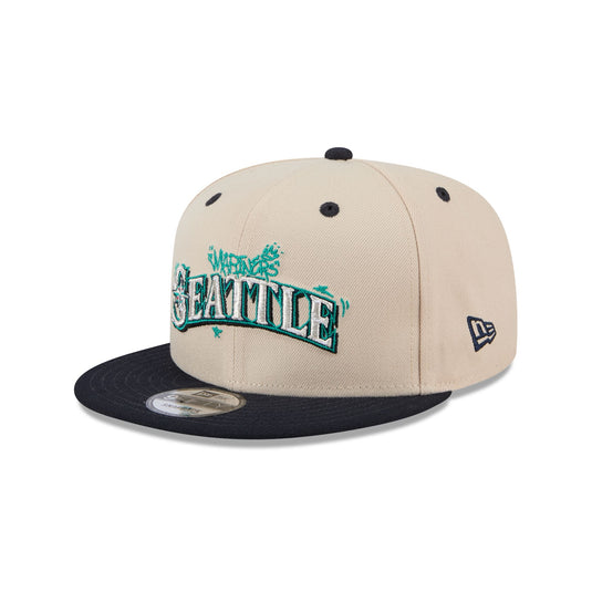 Seattle Mariners Team Art 9FIFTY Snapback Hat - New Era Cap