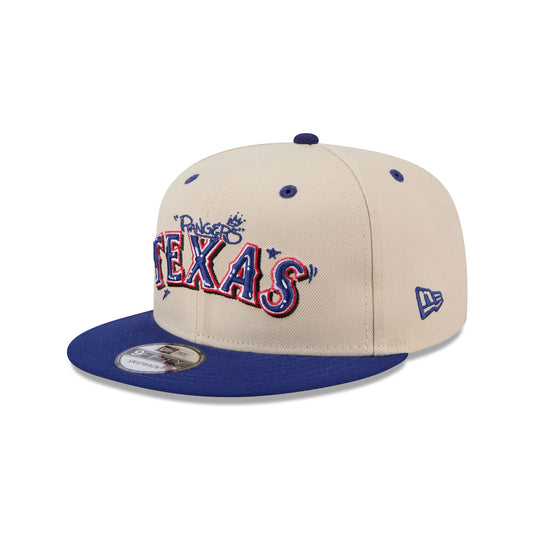 Texas Rangers Team Art 9FIFTY Snapback Hat - New Era Cap