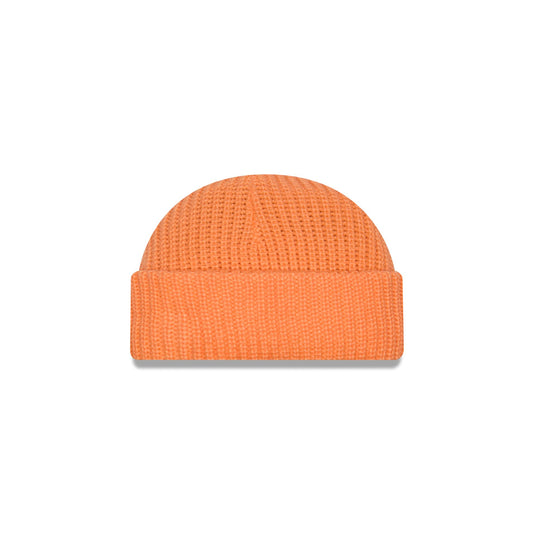 New Era Cap Orange Ribbed Skully Knit Beanie - New Era Cap