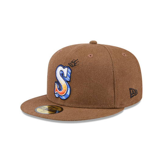 Seattle Mariners Logo Scribble 59FIFTY Fitted Hat - New Era Cap