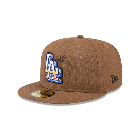 Los Angeles Dodgers Logo Scribble 59FIFTY Fitted Hat - New Era Cap