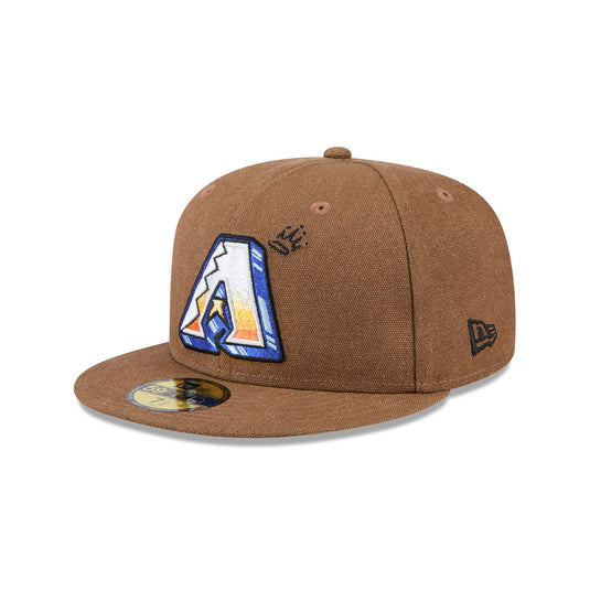 Arizona Diamondbacks Logo Scribble 59FIFTY Fitted Hat - New Era Cap