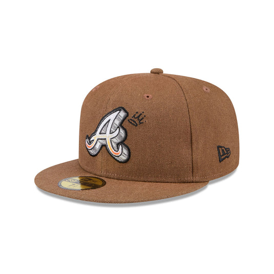 Atlanta Braves Logo Scribble 59FIFTY Fitted Hat - New Era Cap