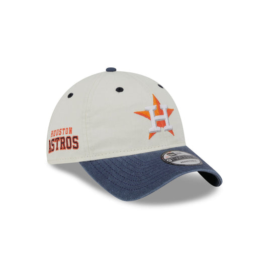 Houston Astros Classic Sidescript 9TWENTY Adjustable Hat - New Era Cap
