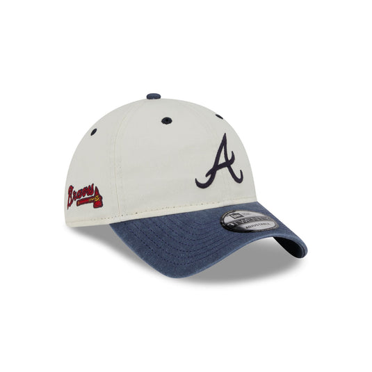 Atlanta Braves Classic Sidescript 9TWENTY Adjustable Hat - New Era Cap