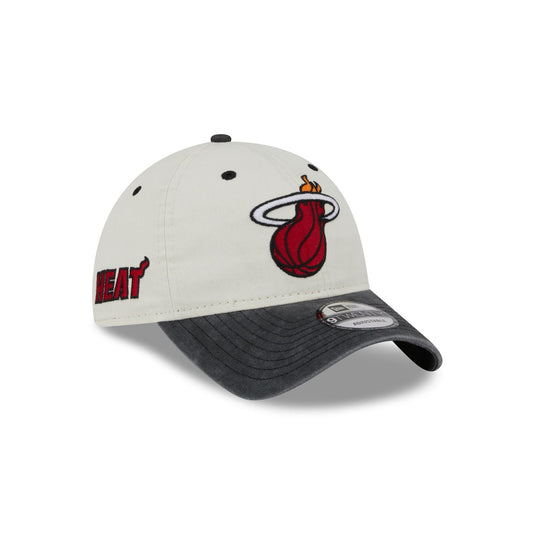 Miami Heat Classic Sidescript 9TWENTY Adjustable Hat - New Era Cap