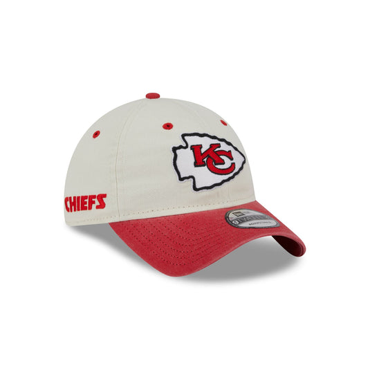 Kansas City Chiefs Classic Sidescript 9TWENTY Adjustable Hat - New Era Cap