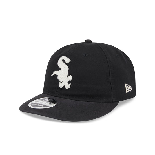 Chicago White Sox Canvas Felt Retro Crown 9FIFTY Strapback Hat - New Era Cap