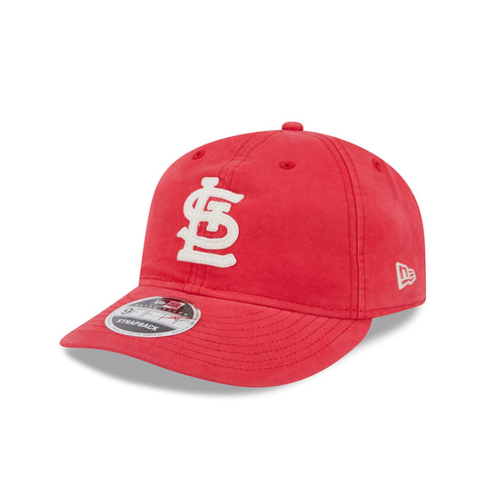 St. Louis Cardinals Canvas Felt Retro Crown 9FIFTY Strapback Hat - New Era Cap