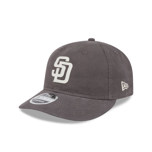 San Diego Padres Canvas Felt Retro Crown 9FIFTY Strapback Hat - New Era Cap