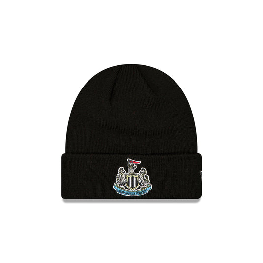 Newcastle United FC Core Black Cuff Knit Beanie - New Era Cap