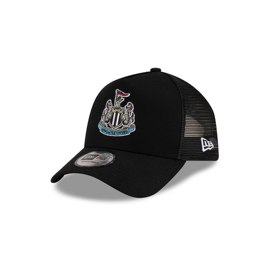 Newcastle United FC Core Black 9FORTY A-Frame Trucker Hat - New Era Cap