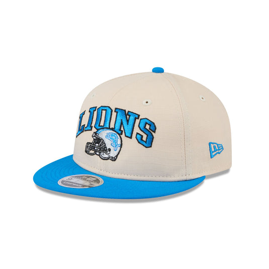 Detroit Lions Historic Helmet Retro Crown 9FIFTY Snapback Hat - New Era Cap