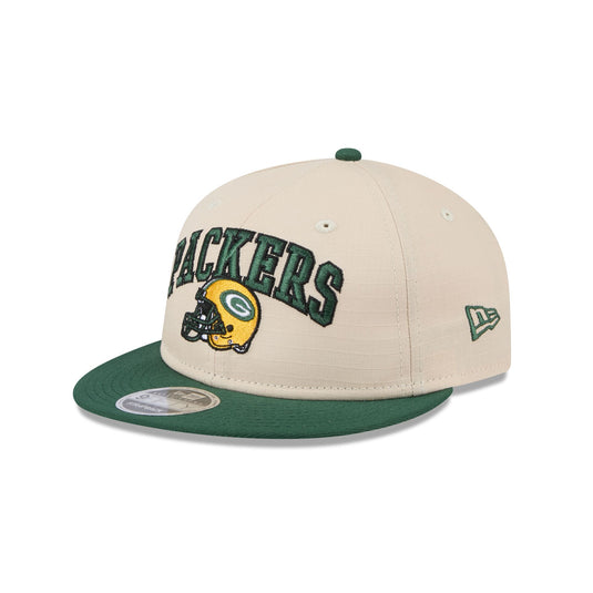 Green Bay Packers Historic Helmet Retro Crown 9FIFTY Snapback Hat - New Era Cap