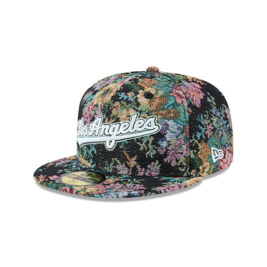 Los Angeles Dodgers Jacquard Pattern 59FIFTY Fitted Hat - New Era Cap