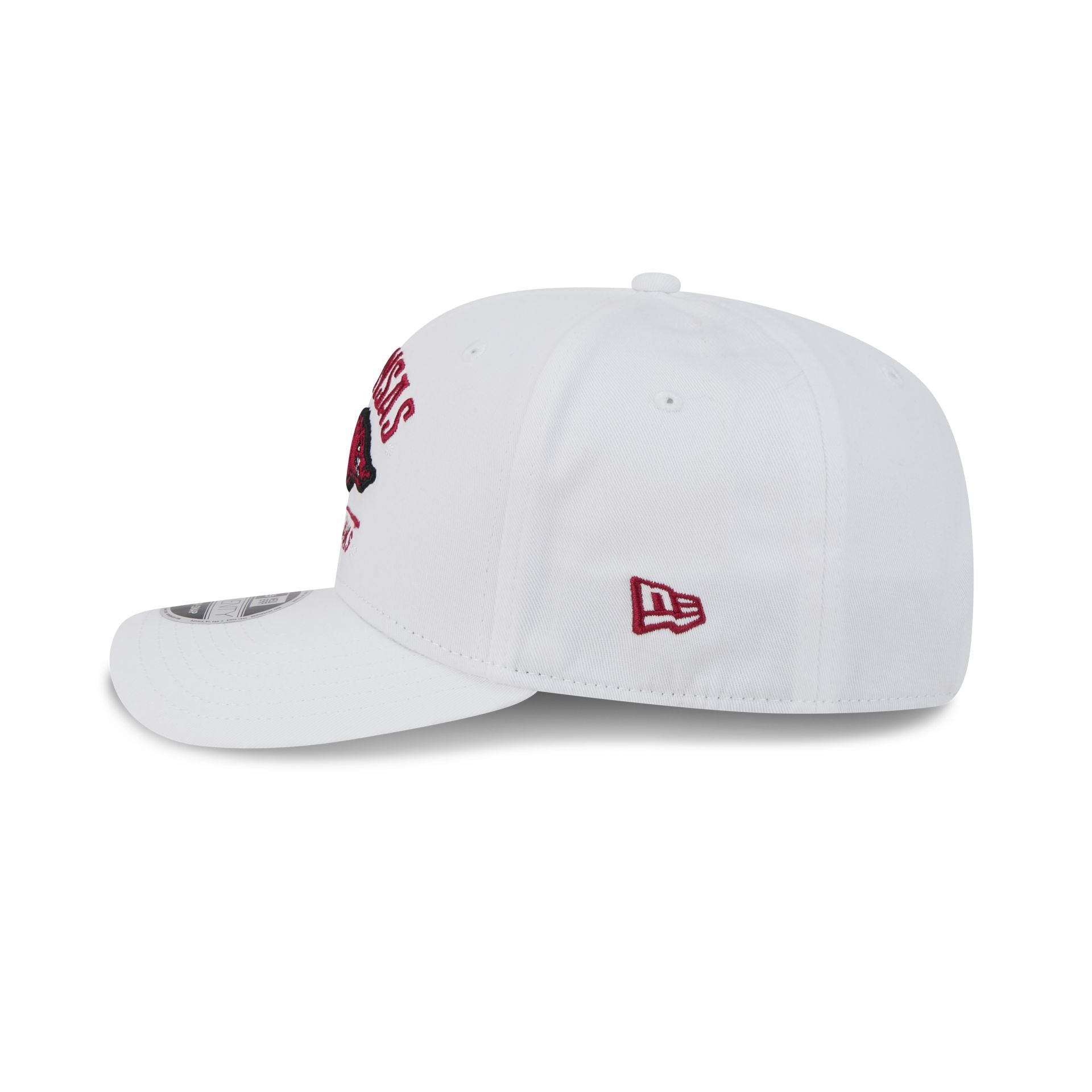 Arkansas Razorbacks Optic White 9SEVENTY Stretch-Snap Hat – New