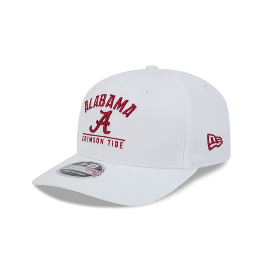 Alabama Crimson Tide Optic White 9SEVENTY Stretch-Snap Hat - New Era Cap
