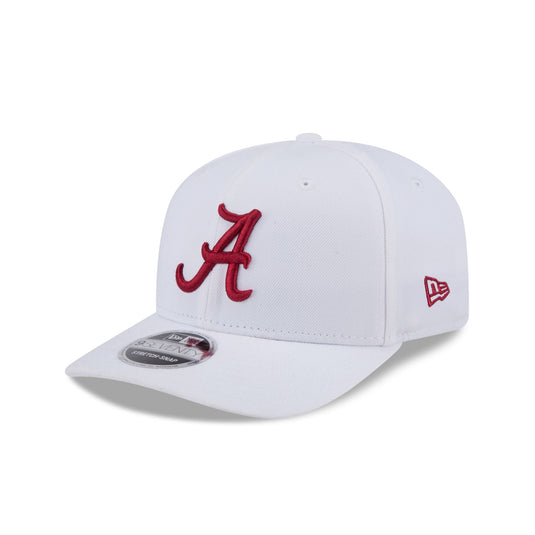 Alabama Crimson Tide Basic White 9SEVENTY Stretch-Snap Hat - New Era Cap