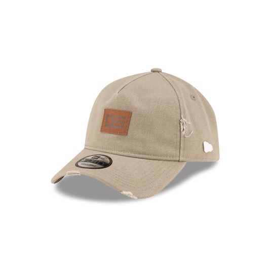 Forge Leather Patch Overland Trek 9FORTY A-Frame Adjustable Hat - New Era Cap