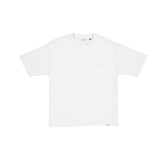 New Era Branded Alden Heavyweight Optic White Pocket T-Shirt - New Era Cap